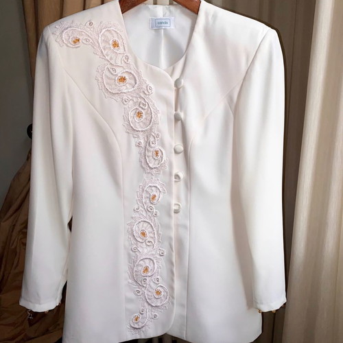 Canda Vintage Haute Couture jacket like new with embroidered design