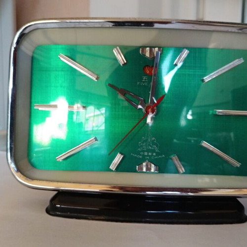 Table clock 5 rams used