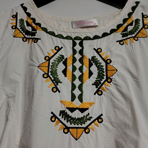 English Women's Blouse with Unique Style and Design, New, Size M/L