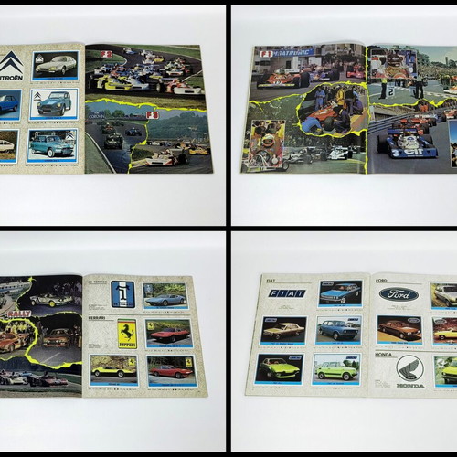 Super Auto Panini 1977 sticker album like new, rare vintage