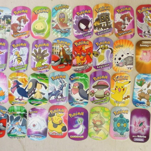 Ταπες ποδοσφαιστών Pokemon και άλλες, πακέτο 2500 τεμάχια
