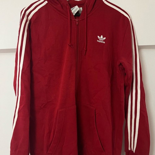 Adidas DV1635 jacket like new, red, size M