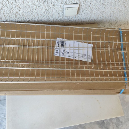 Stainless steel plate rack and glass racks for 90cm cabinets, Italy