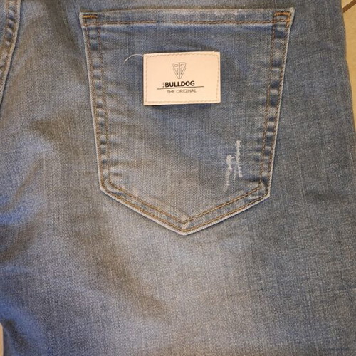 Jeans like new, soft with elastic cuffs