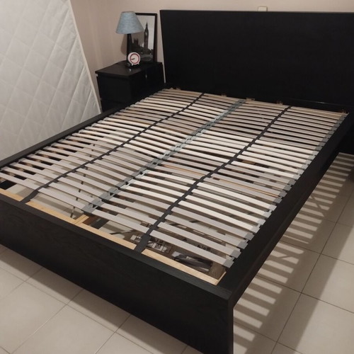 IKEA double bed 180x200 cm with mattress