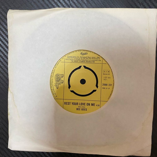 Bee Gees Too Much Heaven 7" Vinyl 45rpm 1978 like new
