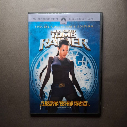 Lara Croft Tomb Raider 2001 DVD like new with Greek subtitles