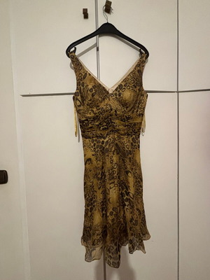 Raxevsky women's leopard print evening dress new, size small