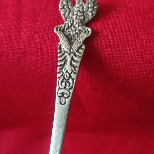 Silver 800 Dessert Spoon and Fork Vintage Set like new