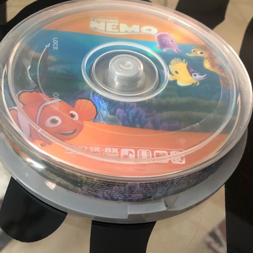 Finding Nemo Disney blank DVDs sealed pack of 10