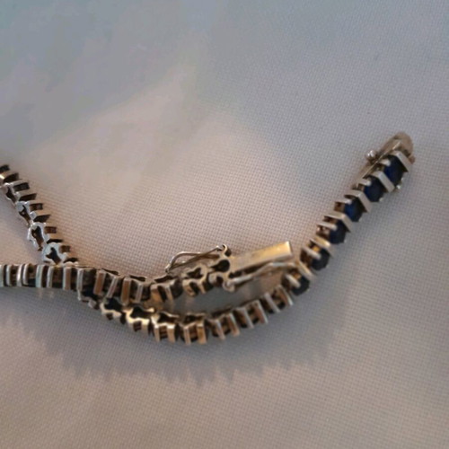 Riviera 925 bracelet with stones 20cm used