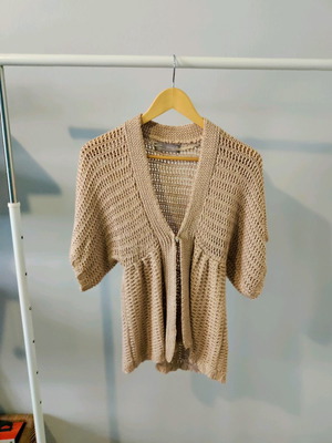 Zara cardigan used, size M, beige