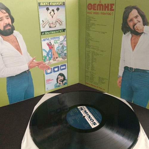 Themis Andreadis O Themis Pou Paei Pantou record like new, laiko