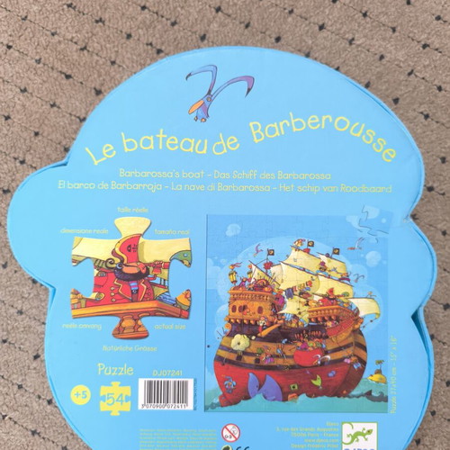 Djeco puzzle 54 pieces like new, for ages 5+