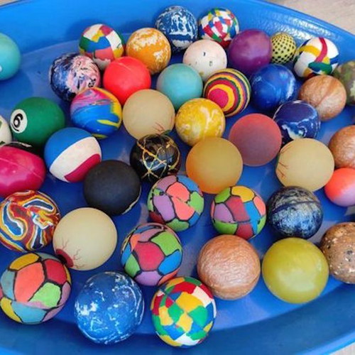 Bouncy Balls like new, pack of 50 colorful balls