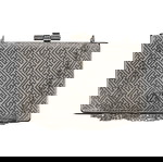  Γυναικείο Τσαντάκι Αμπιγιέ Clutch-ΣΚΟΥΡΟ ΓΚΡΙ