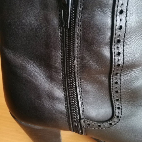 Alpe leather boots used, black, size 37