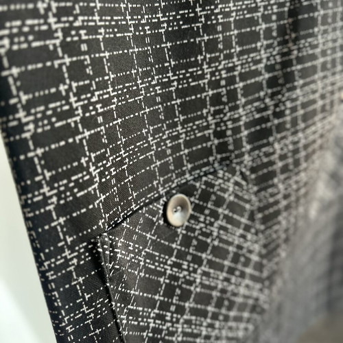 Papaya office dress size 10/M like new, black and white