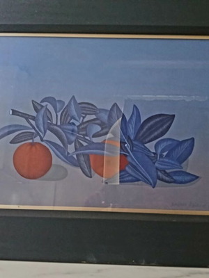 Painting by Nikitas Flessas 1999 like new, framed artwork