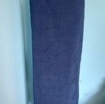 Velvet long skirt with slits and snake print like new