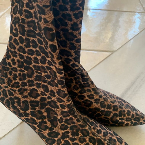 Zara boots like new, leopard pattern, size 41.5