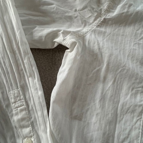 TOMMY HILFIGER, No M, white, long sleeve, used, women's.