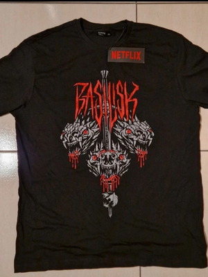 T-shirt with The Witcher Basilisk print new, size XL, black