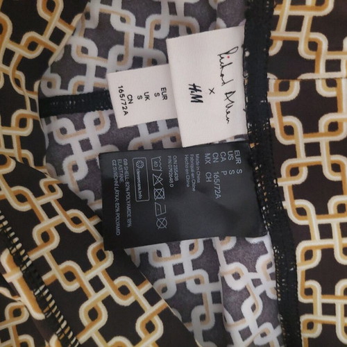 H&M Leggings Pants with Beautiful Print, Like New, Size S