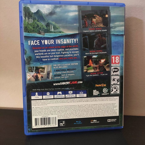 Far Cry 3 Classic Edition PS4 game like new
