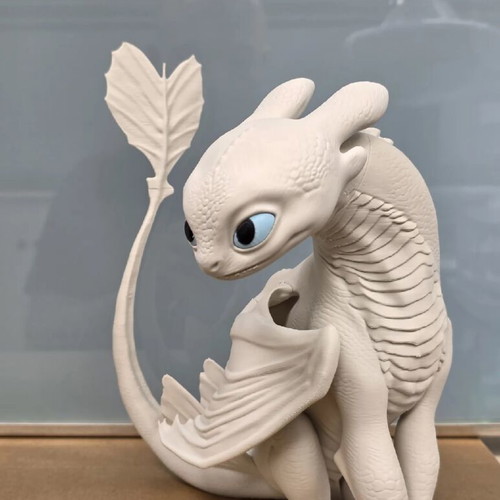 Light Fury High Detail Model 26cm height new