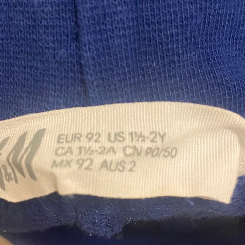 2 boys' pants used, size 92, H&M and Benetton