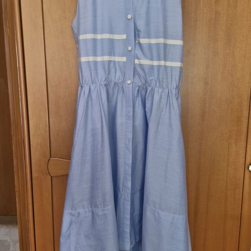 Access dress like new, blue, poplin fabric, size M