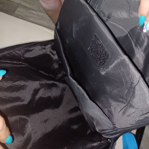 Rivacase laptop backpack like new, black and blue