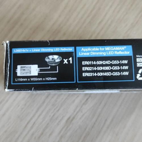 Megaman LED Dimming Electronic Driver LD0214x1v new