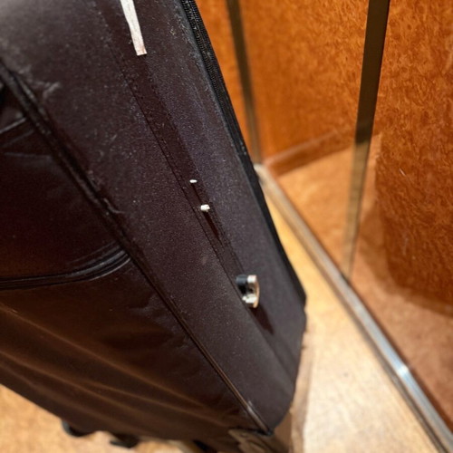 Large Black W.ZCKISS Travel Suitcase New