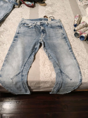 Τζιν γυναικείο G-Star Raw φαρδύ, σαν καινούργιο, μπλε μέγεθος M