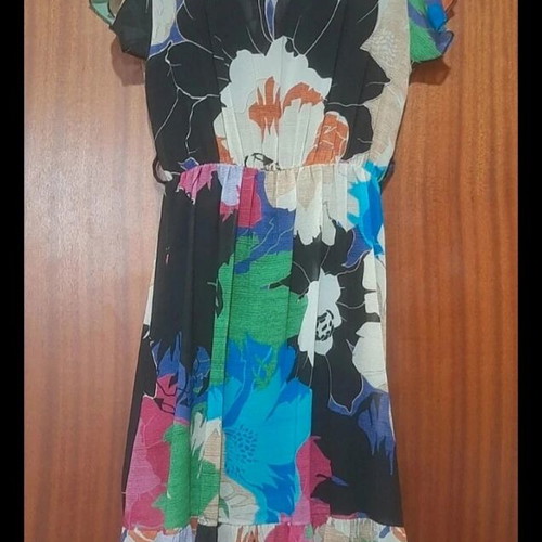 Summer dress like new, one size for S/M, multicolored