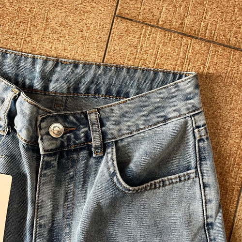 Shein blue wide jeans new, size XS
