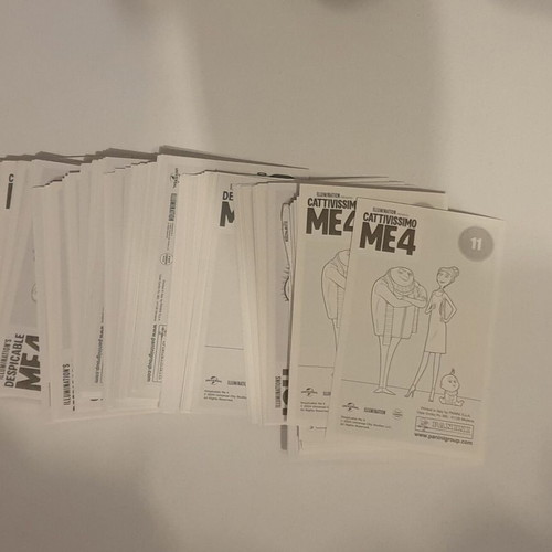 36 panini stickers despicable me 4 - Sold individually