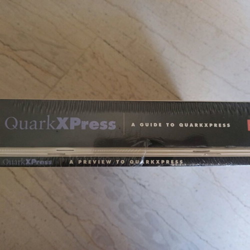 QuarkXPress learning book set for Mac new