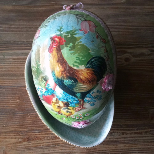 Large paper Easter egg 25 cm like new