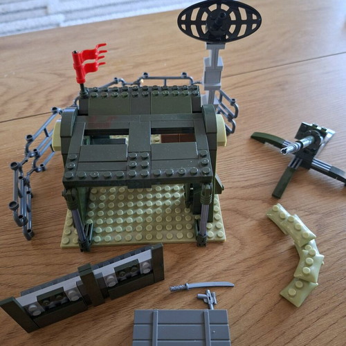 Military building blocks like new, LEGO without original box