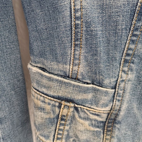 Fornarina denim jacket like new, size L with slim fit