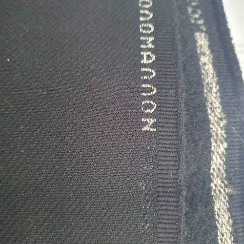 Wool fabric 100% like new, double width 140-220cm black for coats