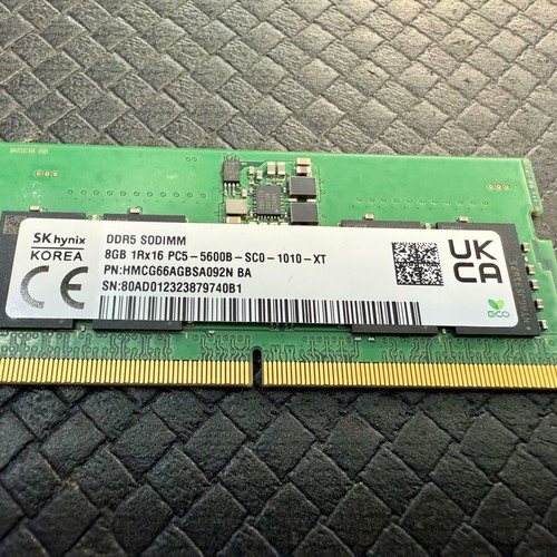 Ram DDR5 SK Hynix 8Gb 5600Mhz So-Dimm memory for laptop new