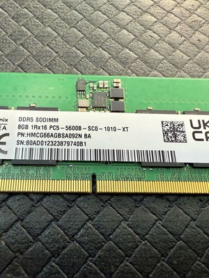 Ram DDR5 SK Hynix 8Gb 5600Mhz So-Dimm memory for laptop new