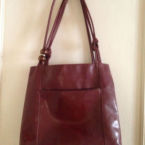 Vintage Delany shoulder bag used, red