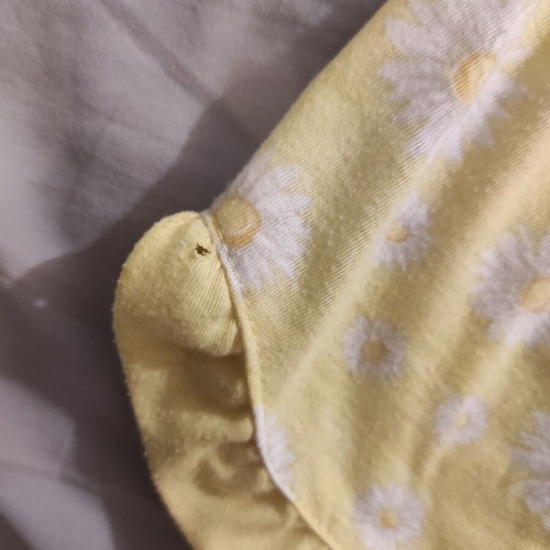 Pastel Yellow Daisy Bloomer Ruffle Shorts size S-M used