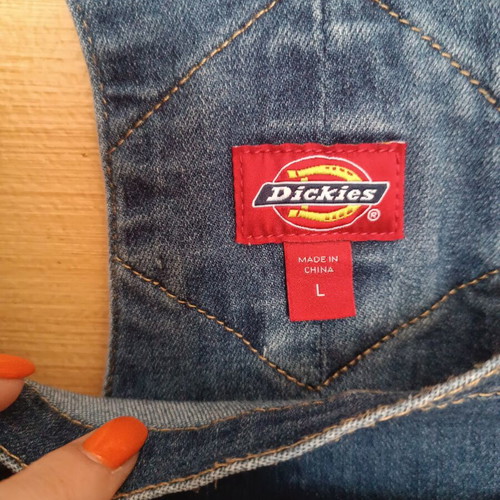 Dickies denim jumpsuit like new, blue, size L