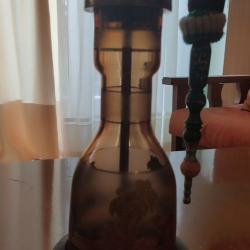 Large traditional handmade hookah 100% functional from Tunisia like new